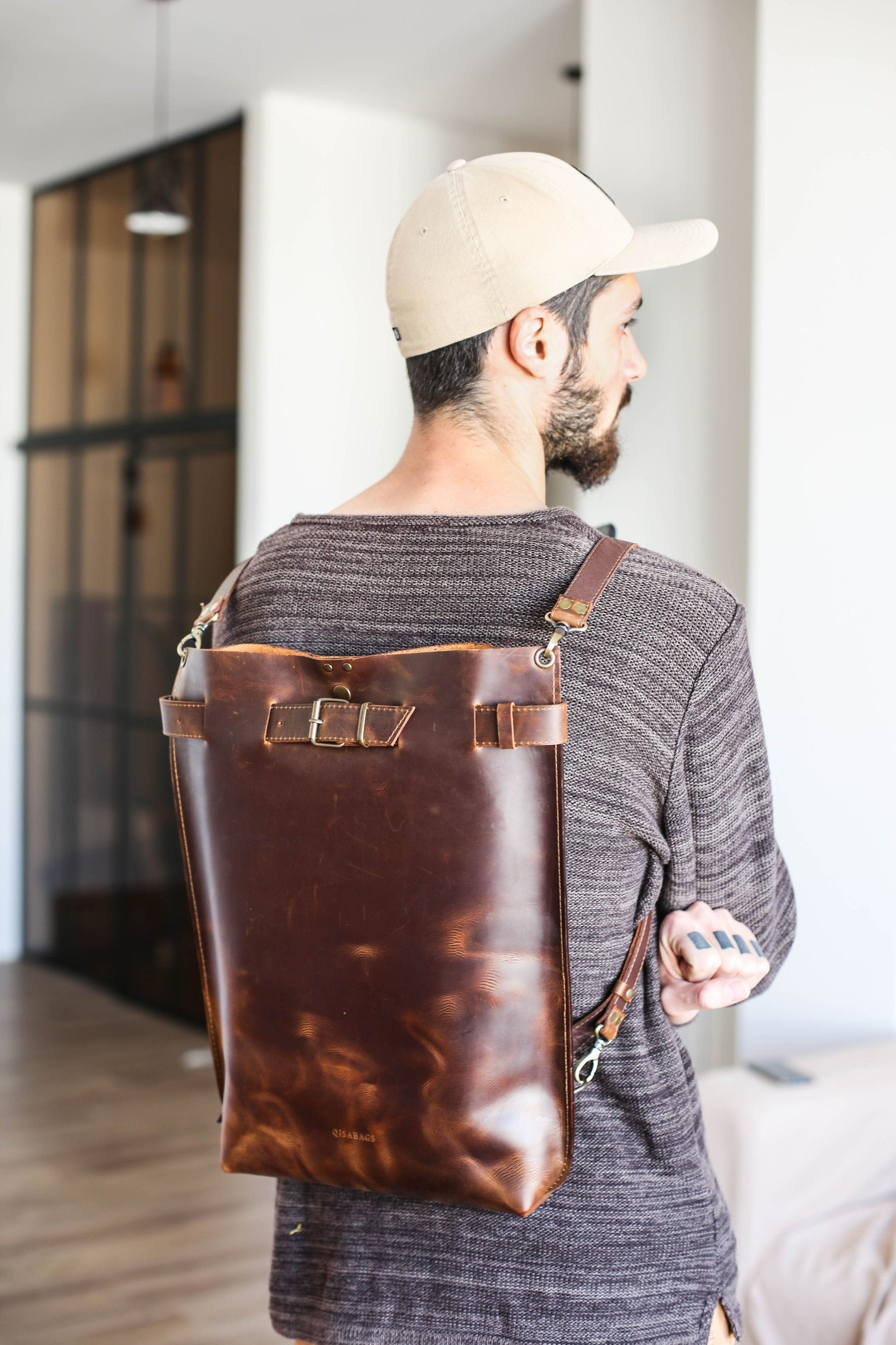 men's leather bags for work