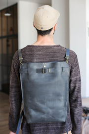 handmade leather backpack for men