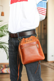 leather belt bags
