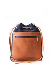 mens leather chest bag 