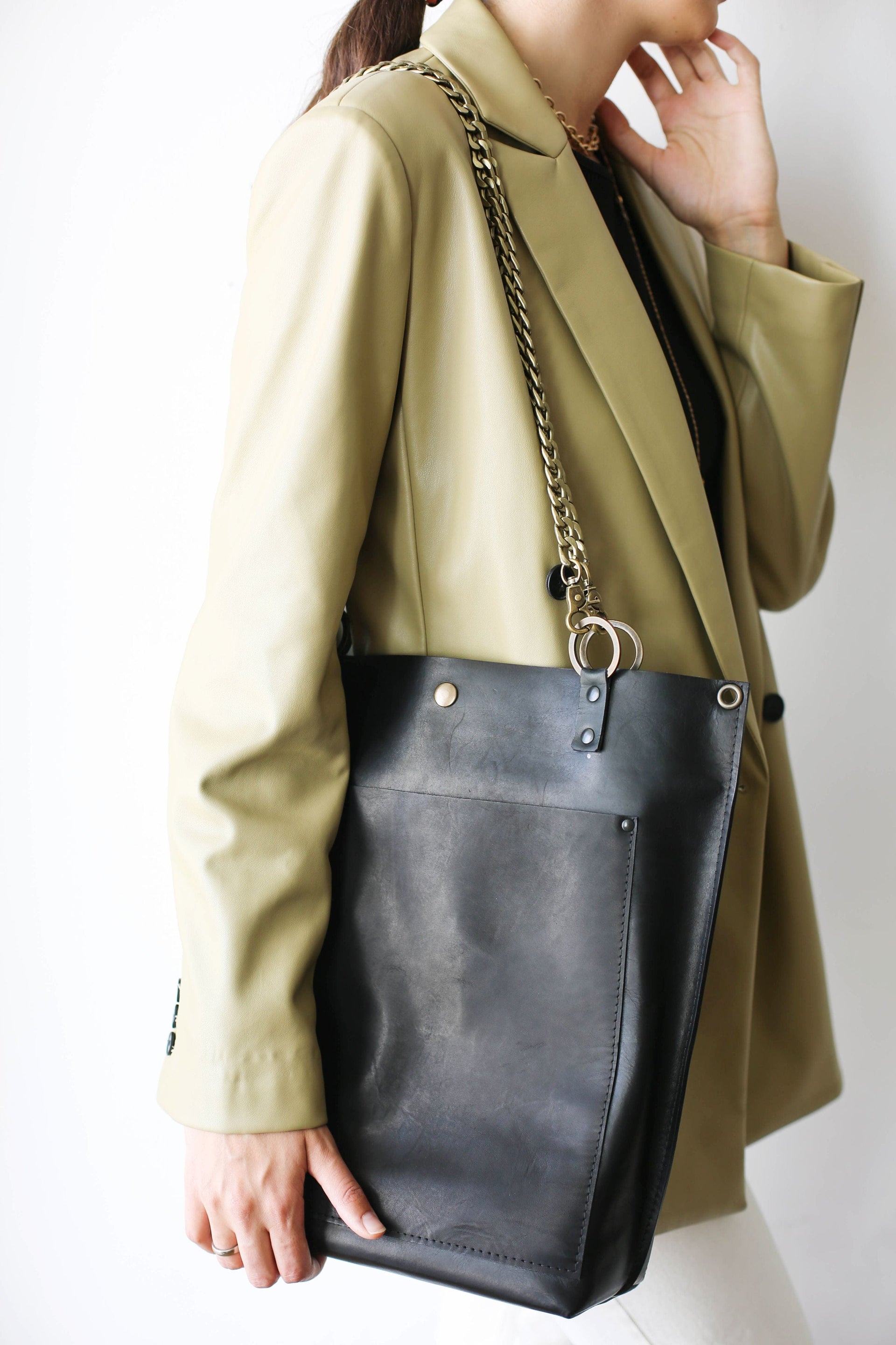 leather macbook purse