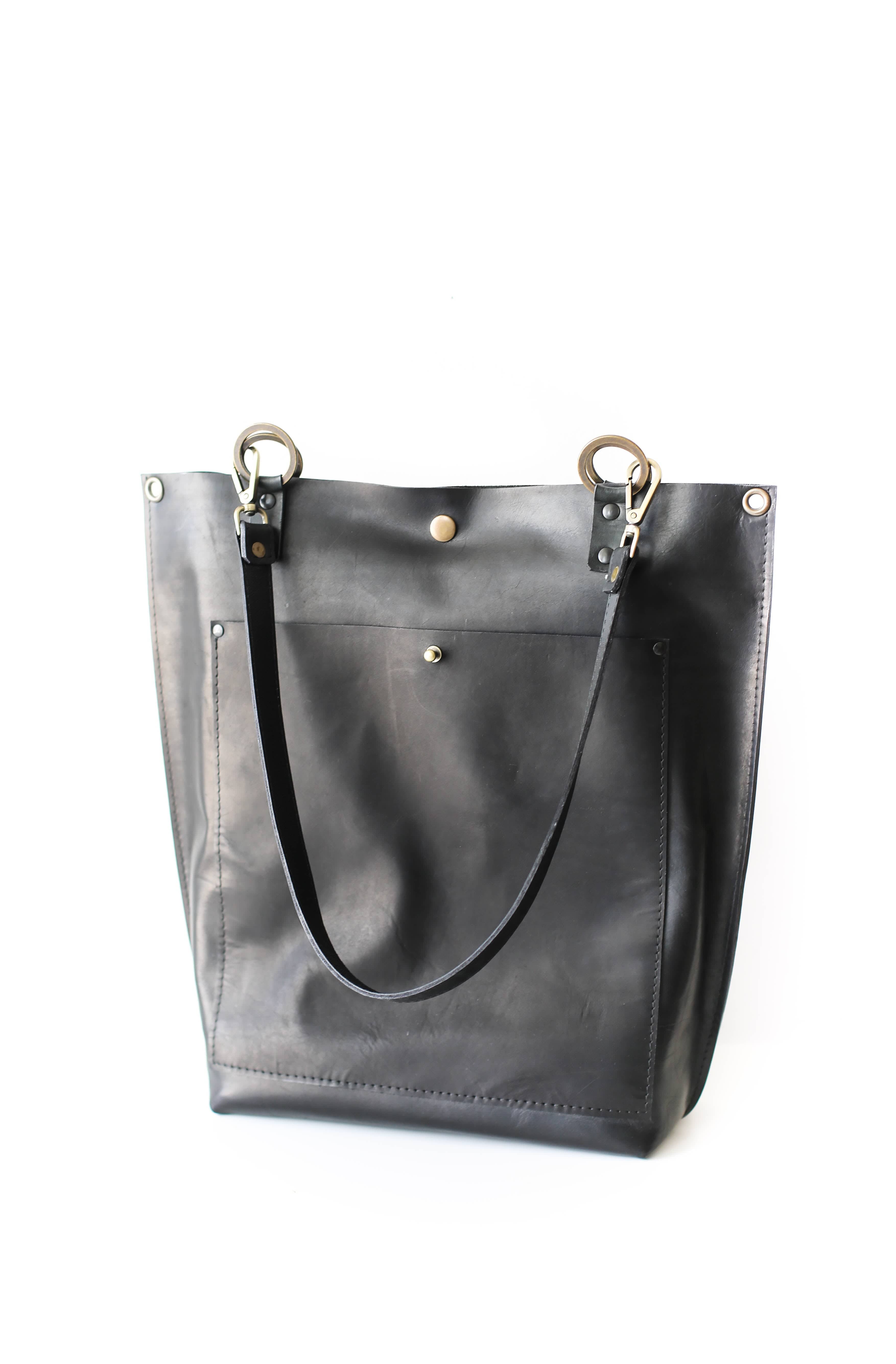Leather Totes Bags | Genuine Leather Handbags - Qisabags
