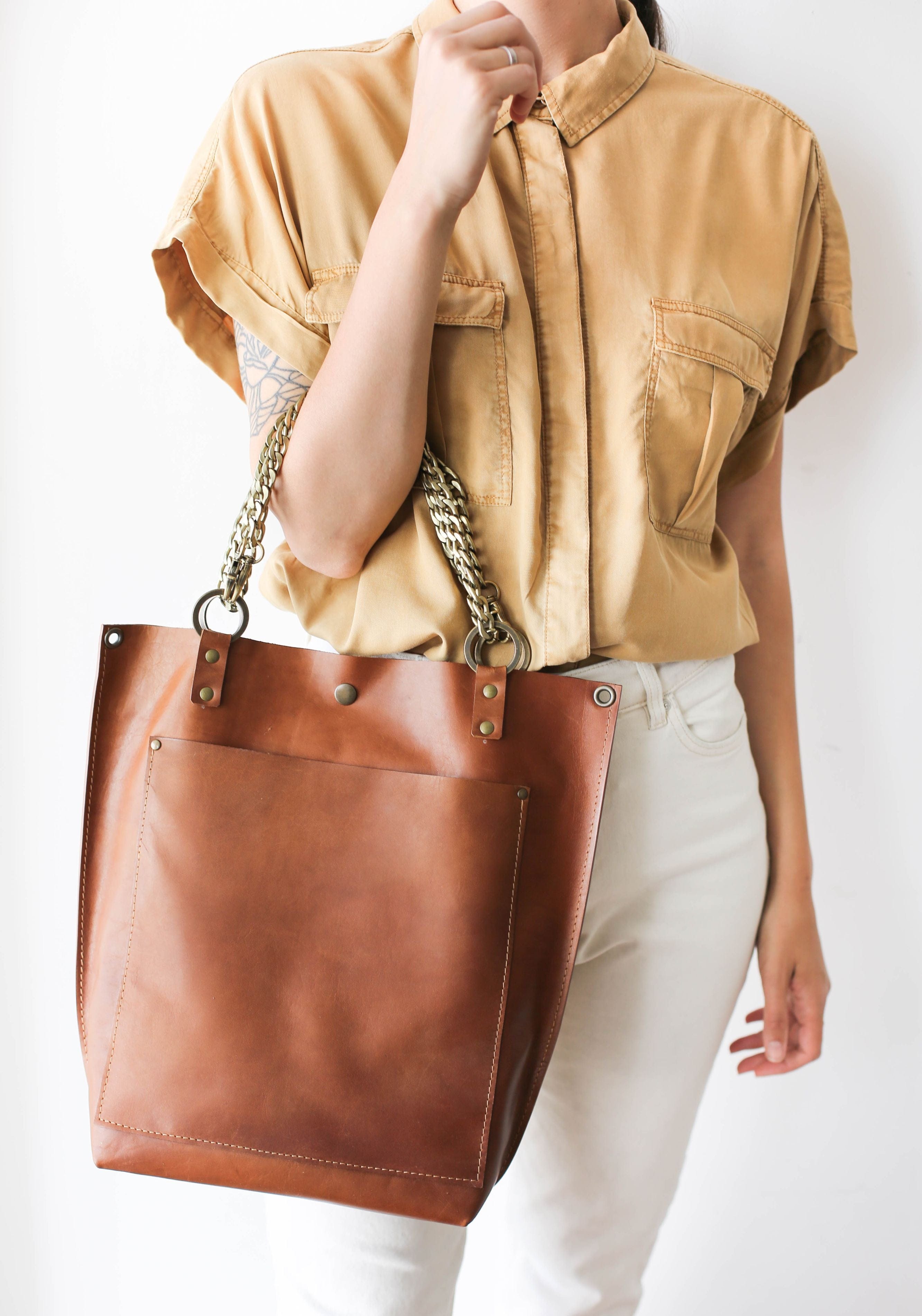 Brown Leather Purses