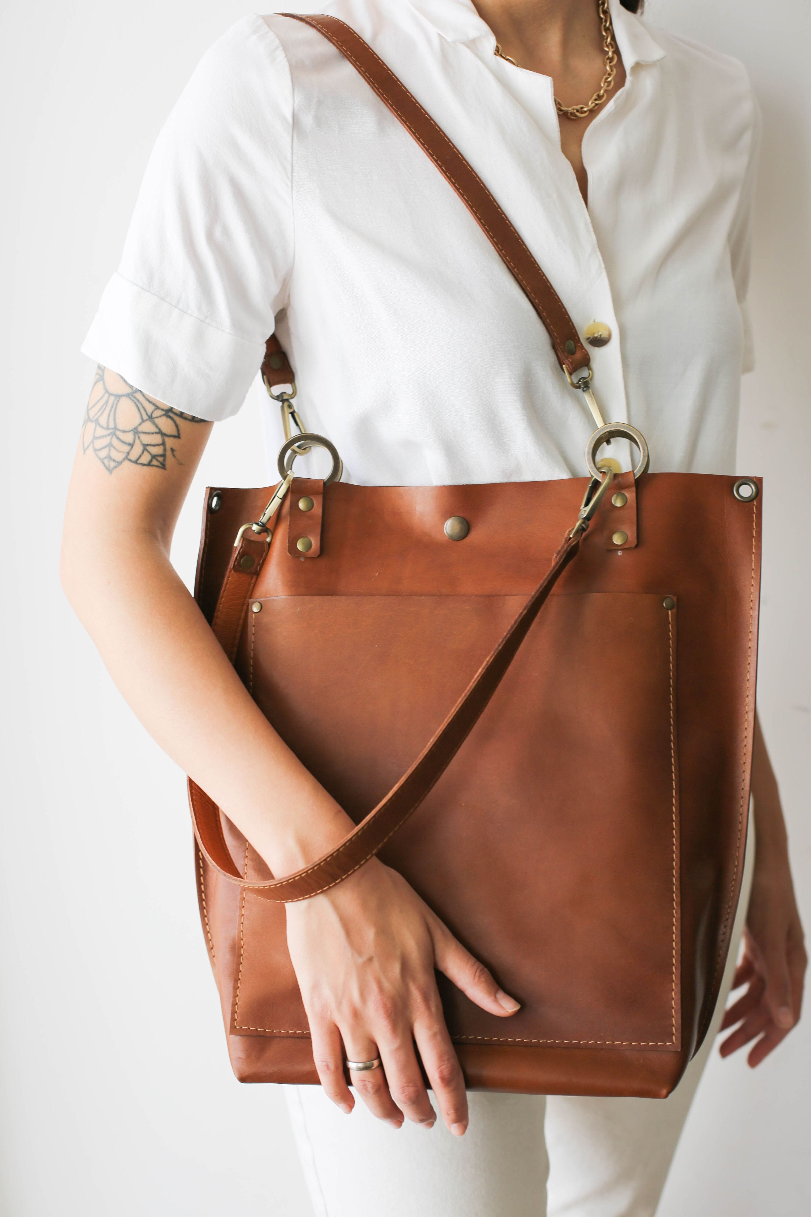 Brown Leather Shoulder Bag