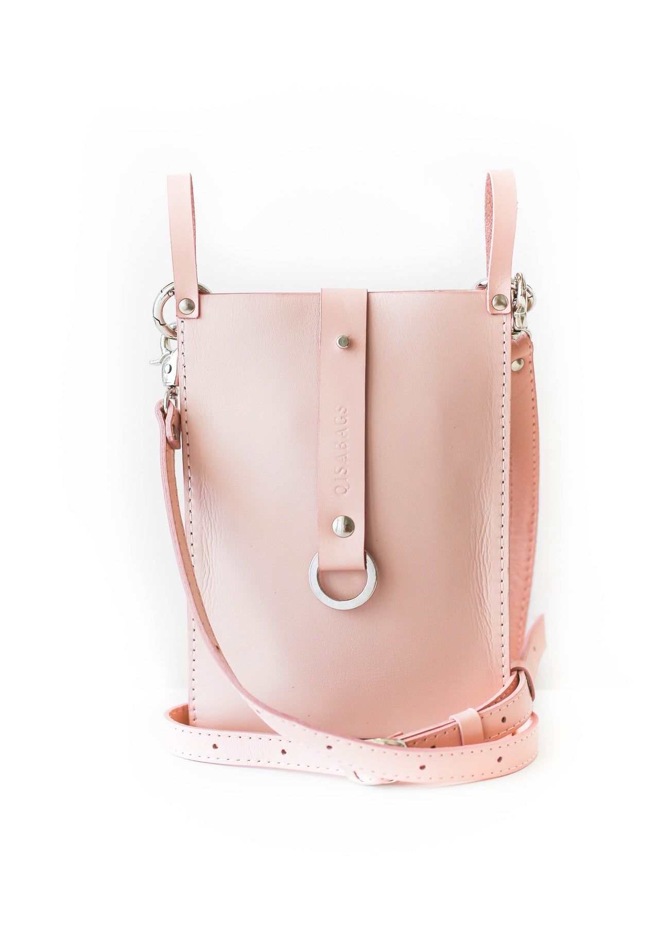 leather cross body phone bags for women
