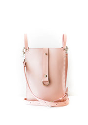 pink leather purse 