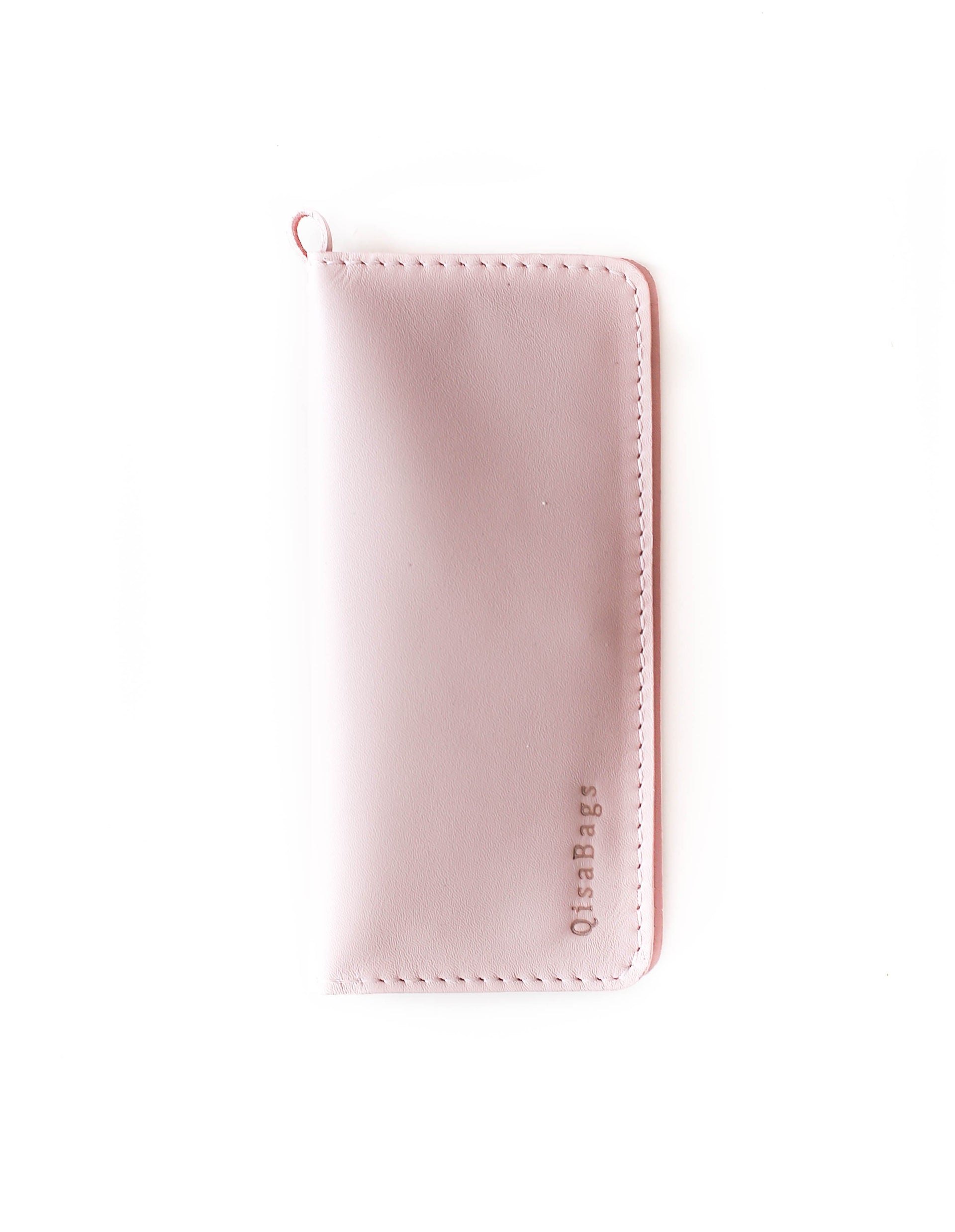 Minimalist Pink leather wallet