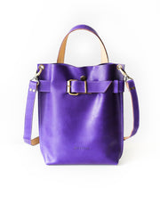 purple designer bag