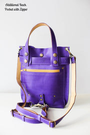 Purple Leather bag