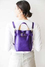 Leather Backpack women