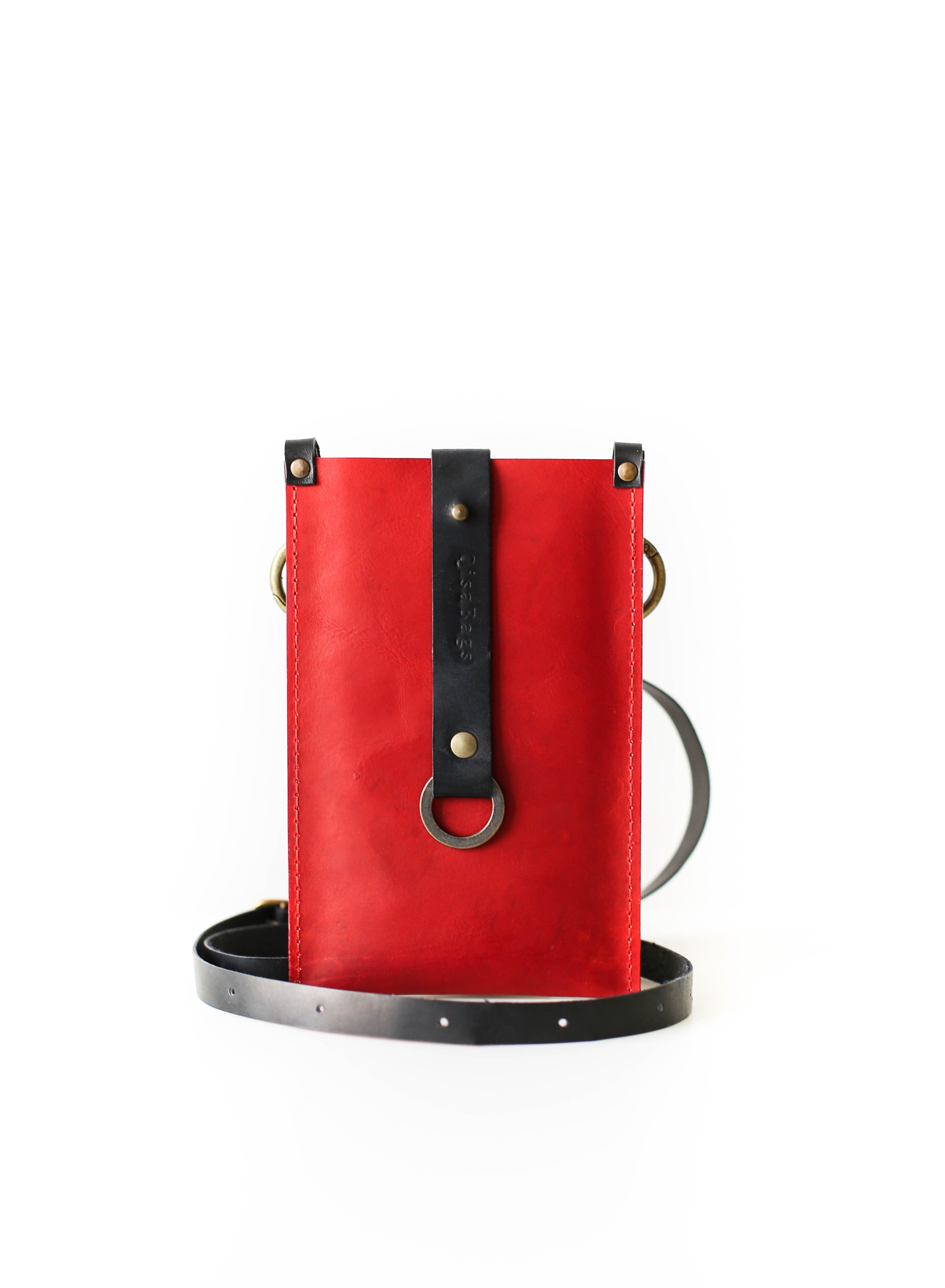 Red & Gold Metallic Bag Strap | Seam Reap Bags