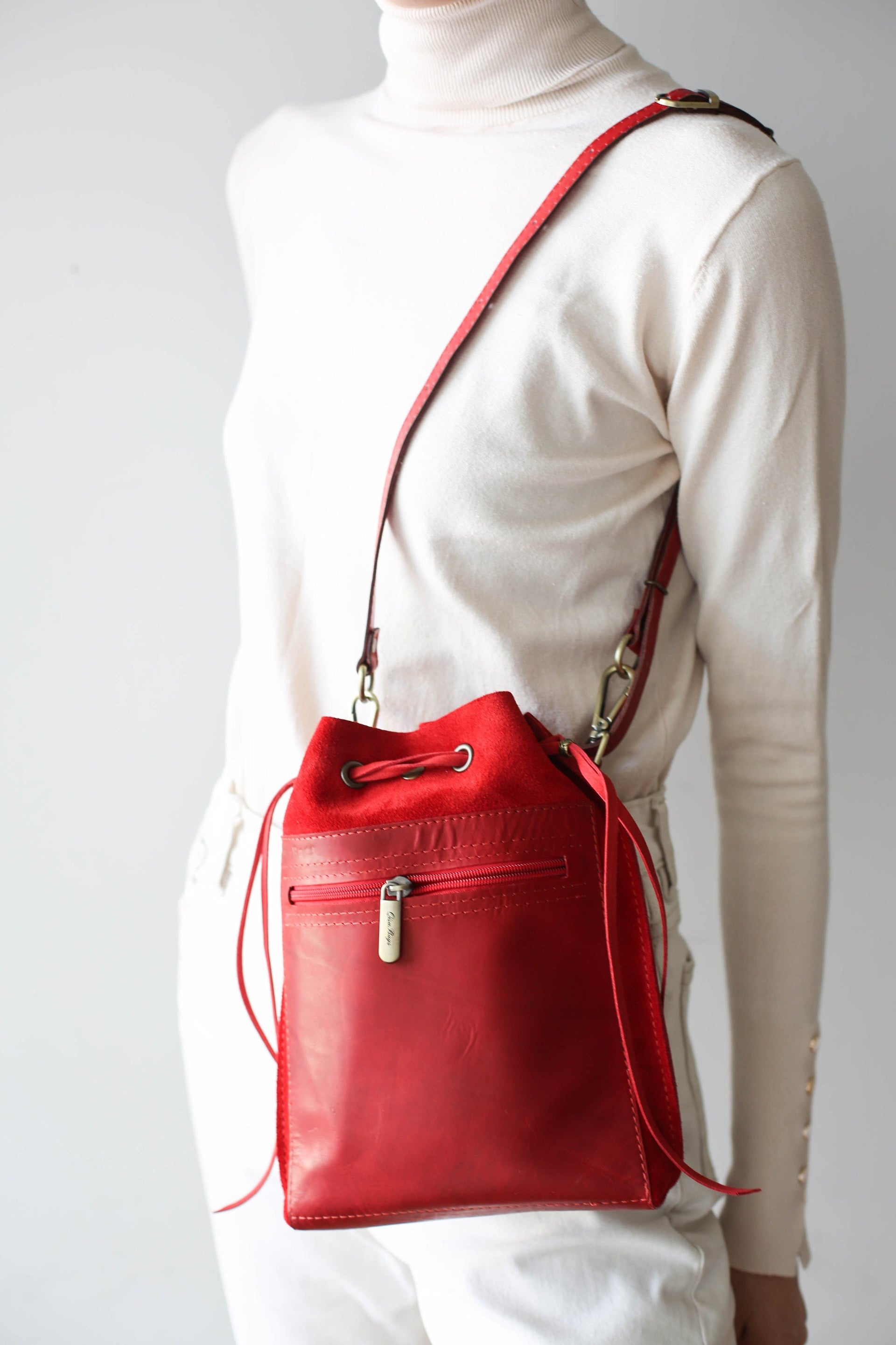 leather crossbody bags womens