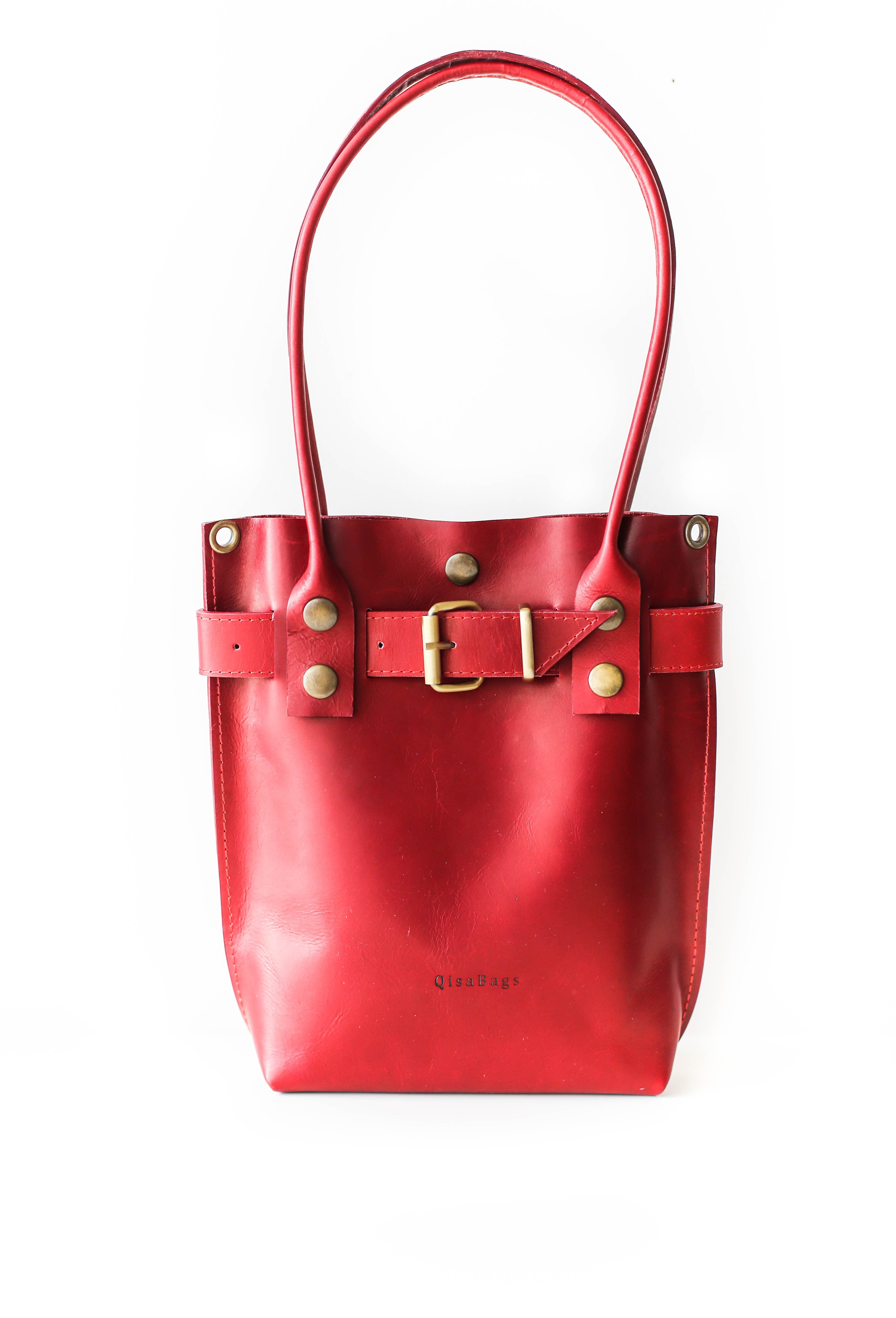 Red Leather Purse