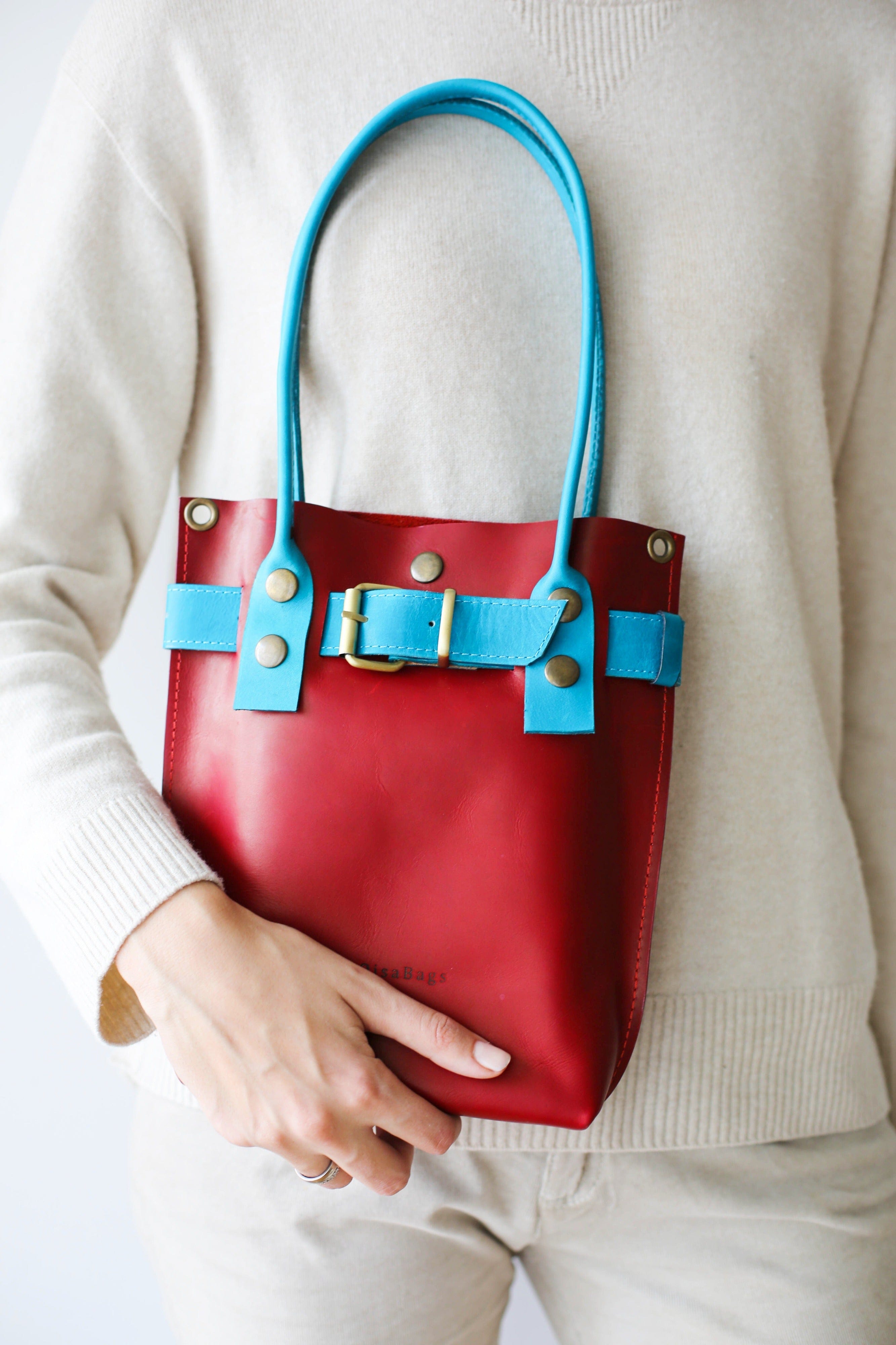 Red Leather Bag