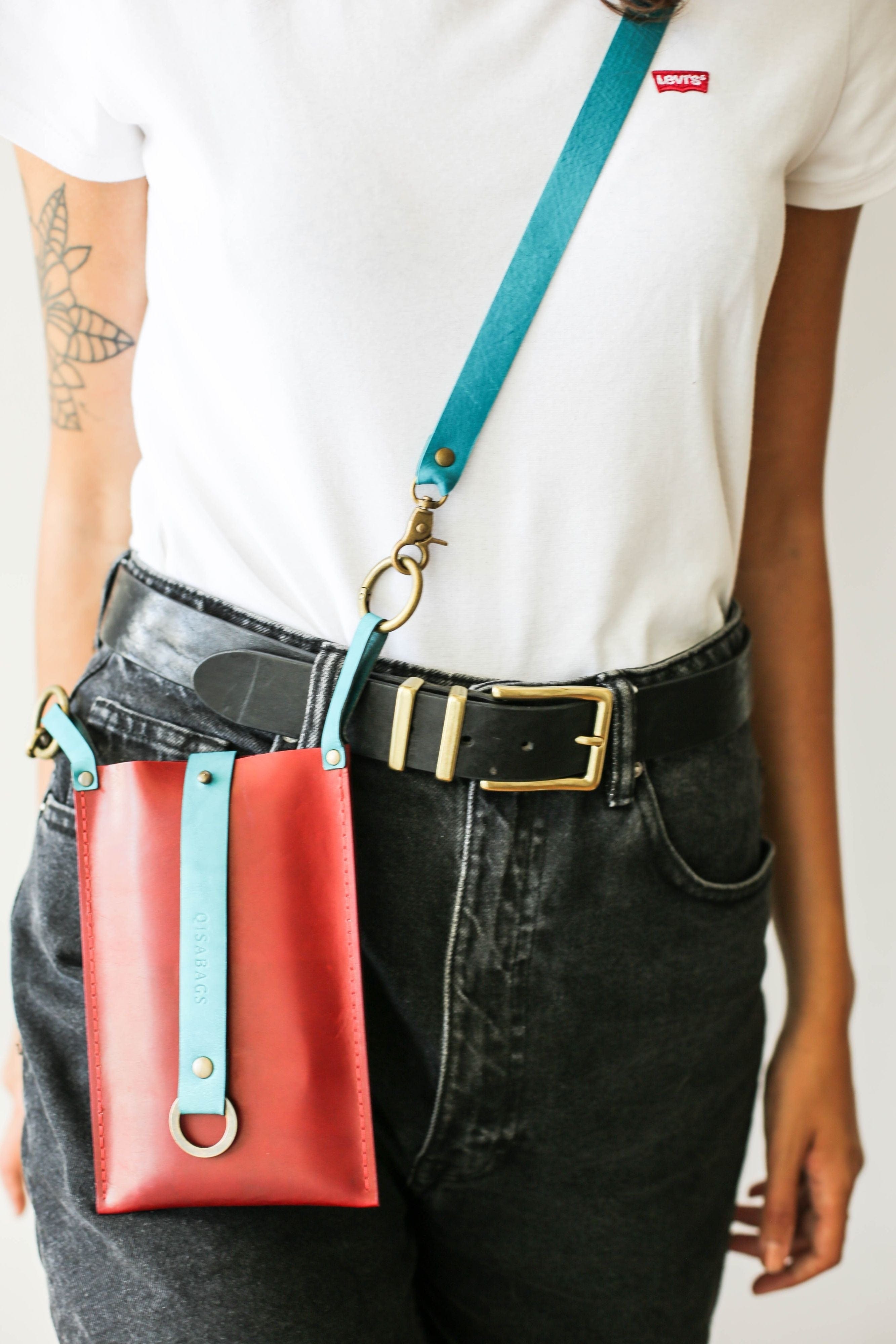 leather cross body bag for phone