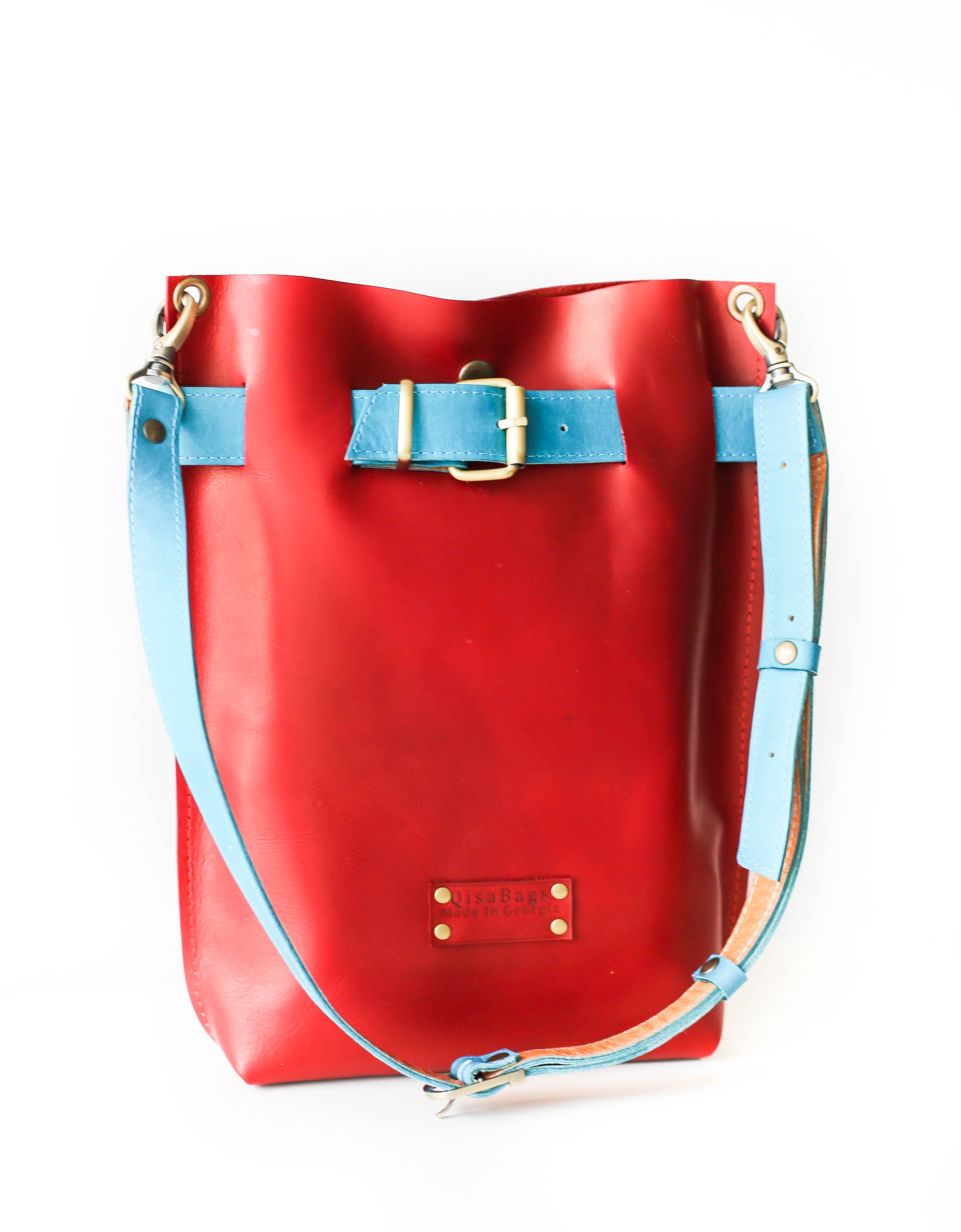 Convertible leather bag