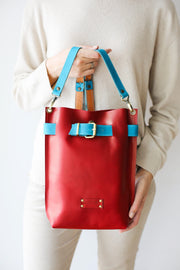 Convertible leather bag