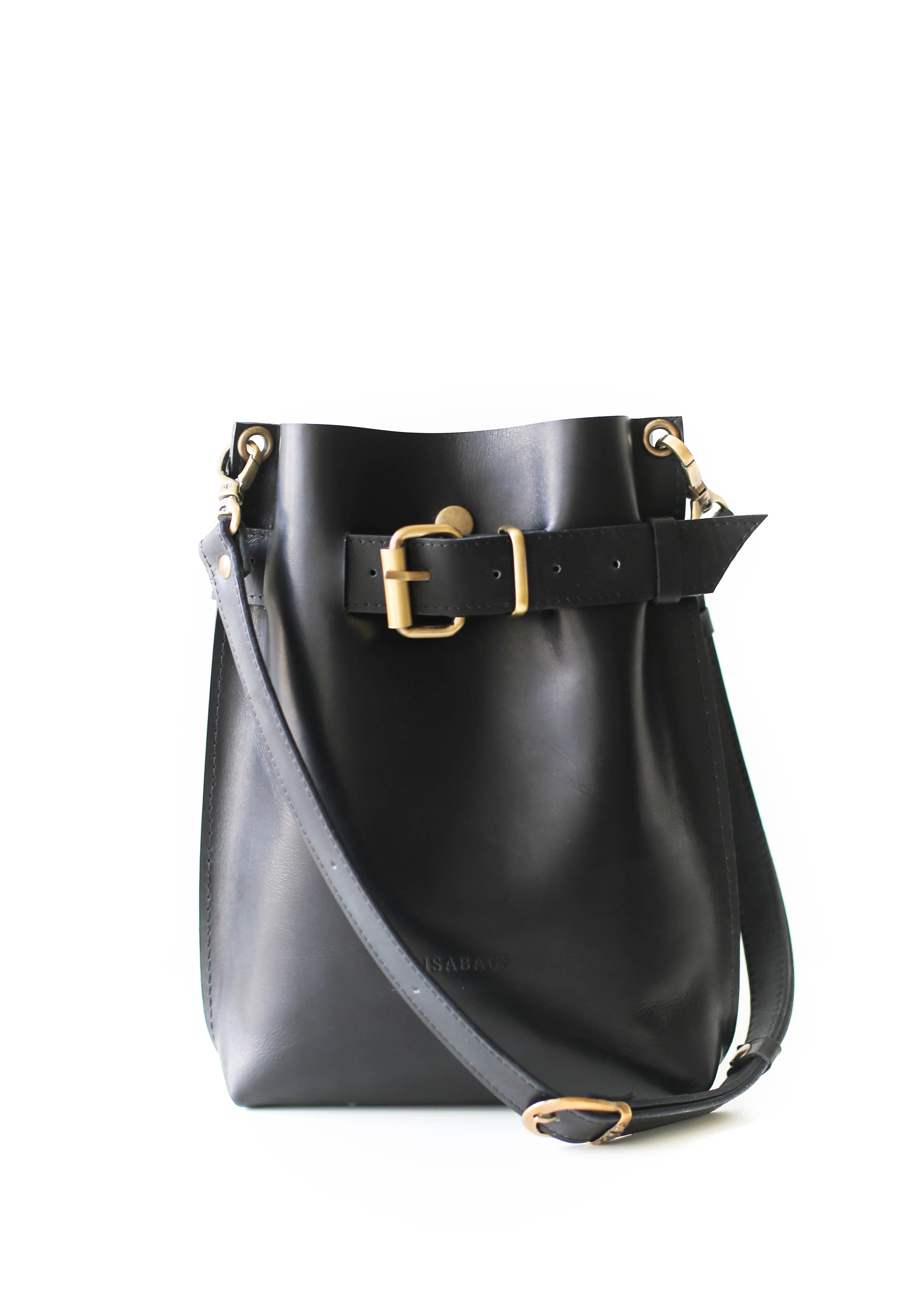 Black Leather Purse