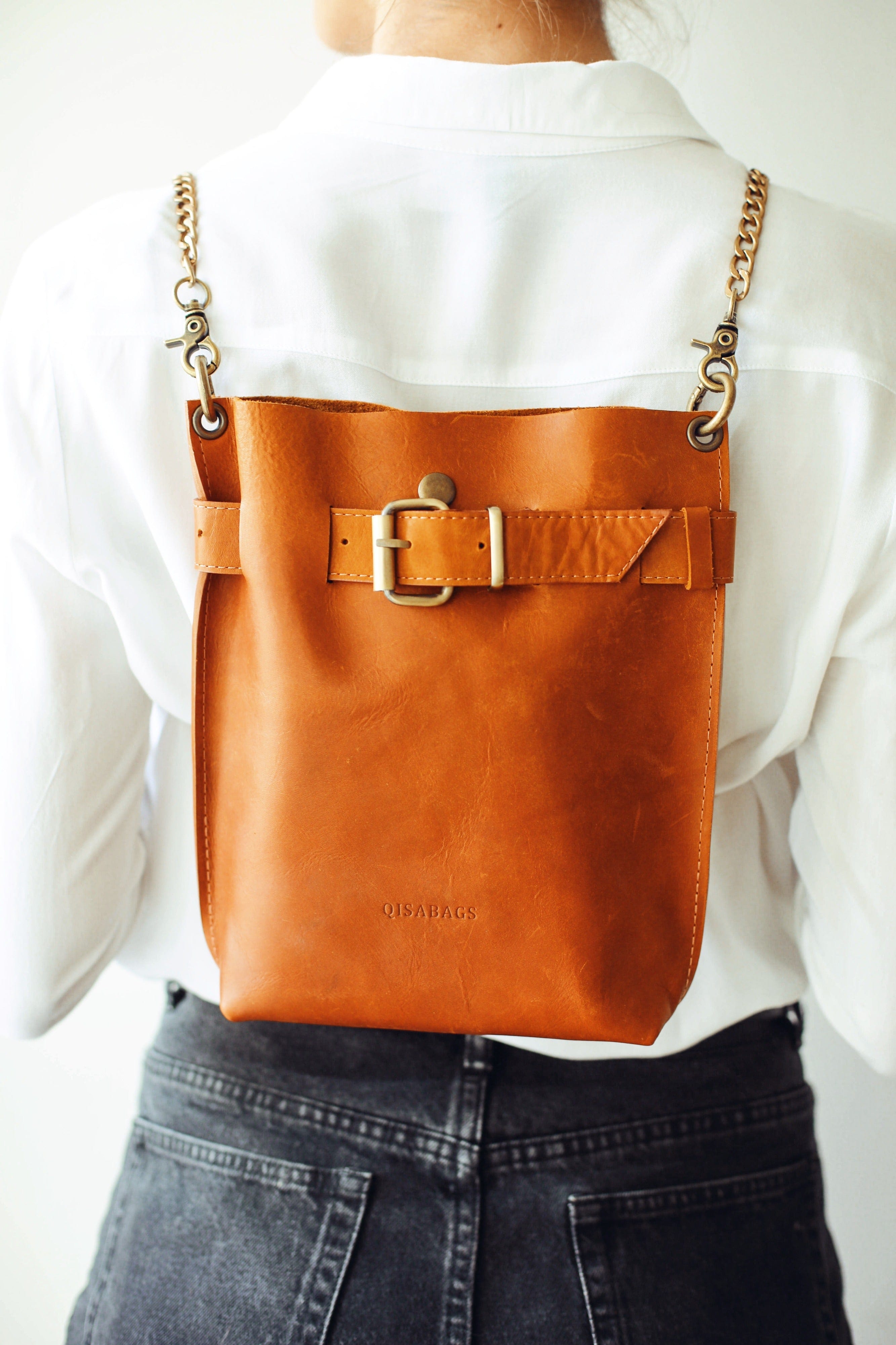 Leather Backpack Purse