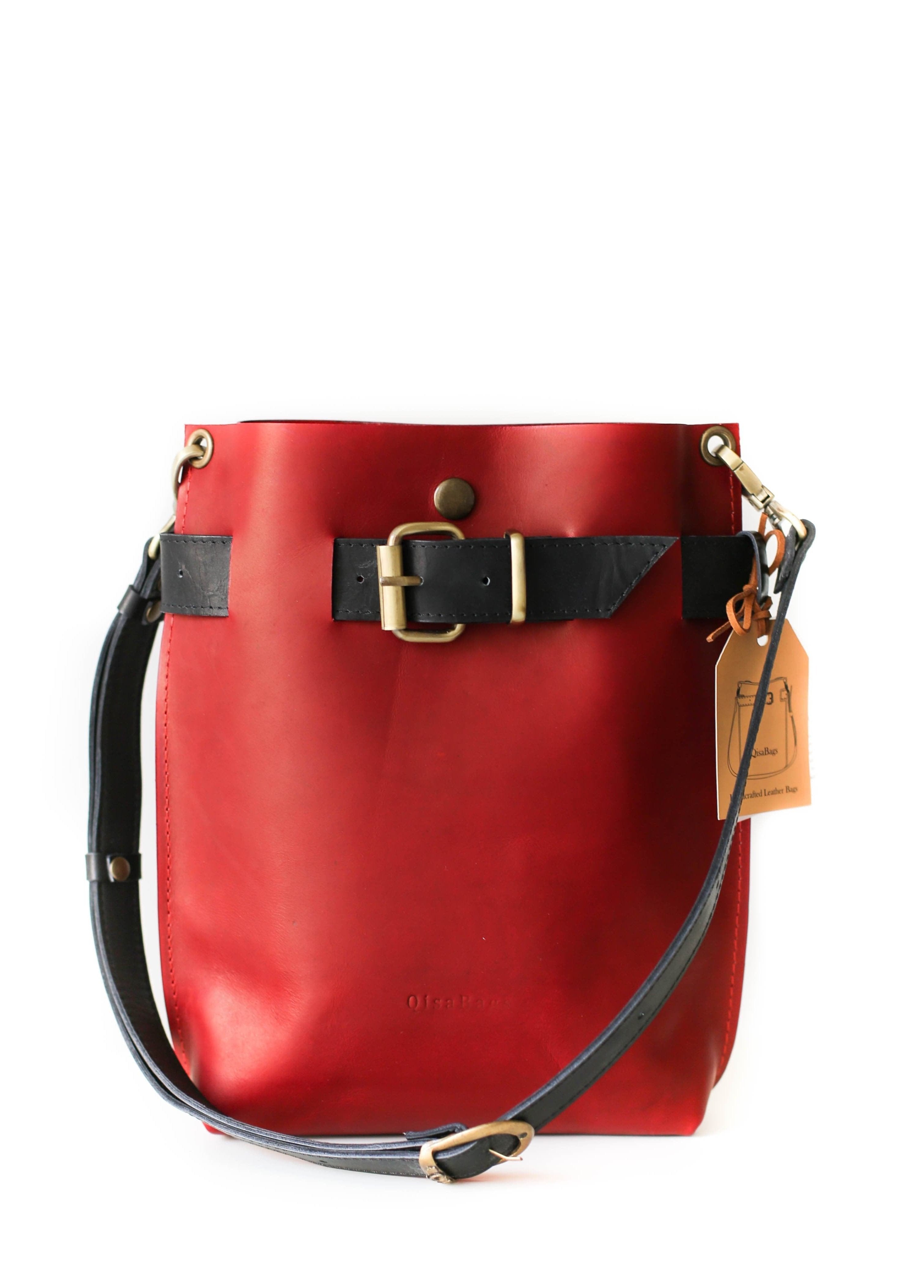 Red Leather Purse