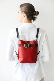 Designer Leather Backpack women