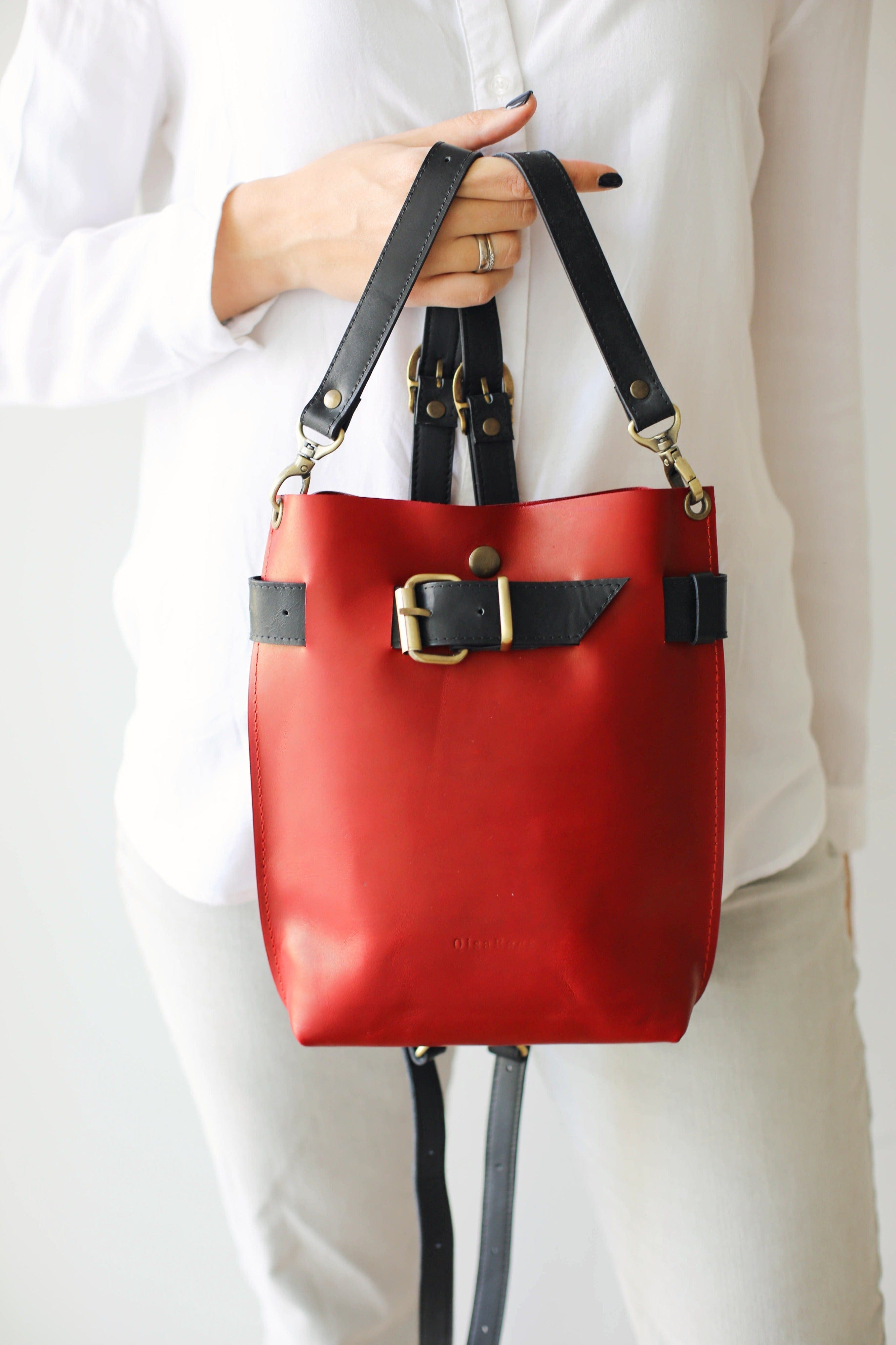 Convertible Leather bag