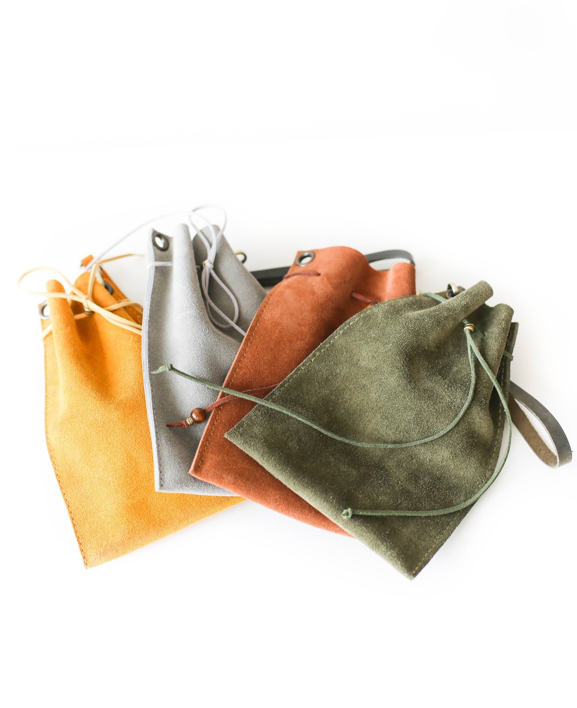 small leather pouch bag