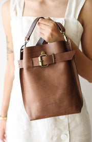 Taupe Leather Bag