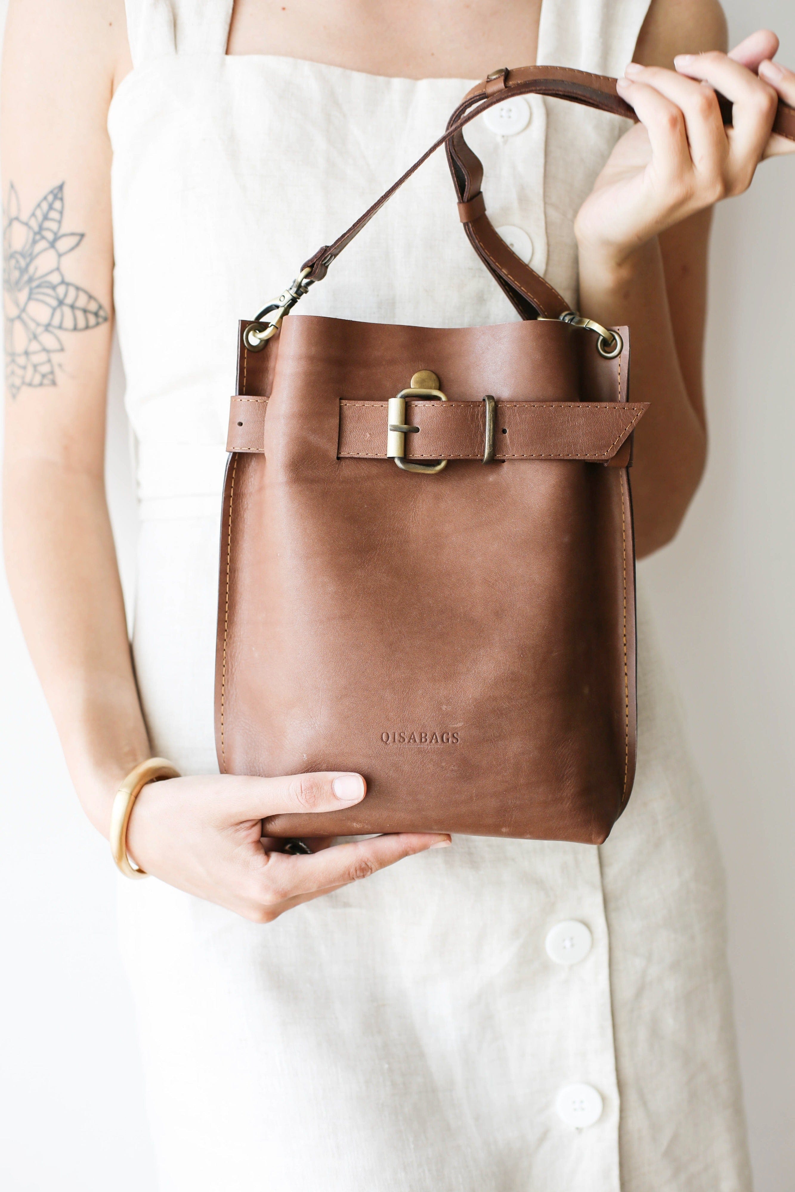 leather bag women