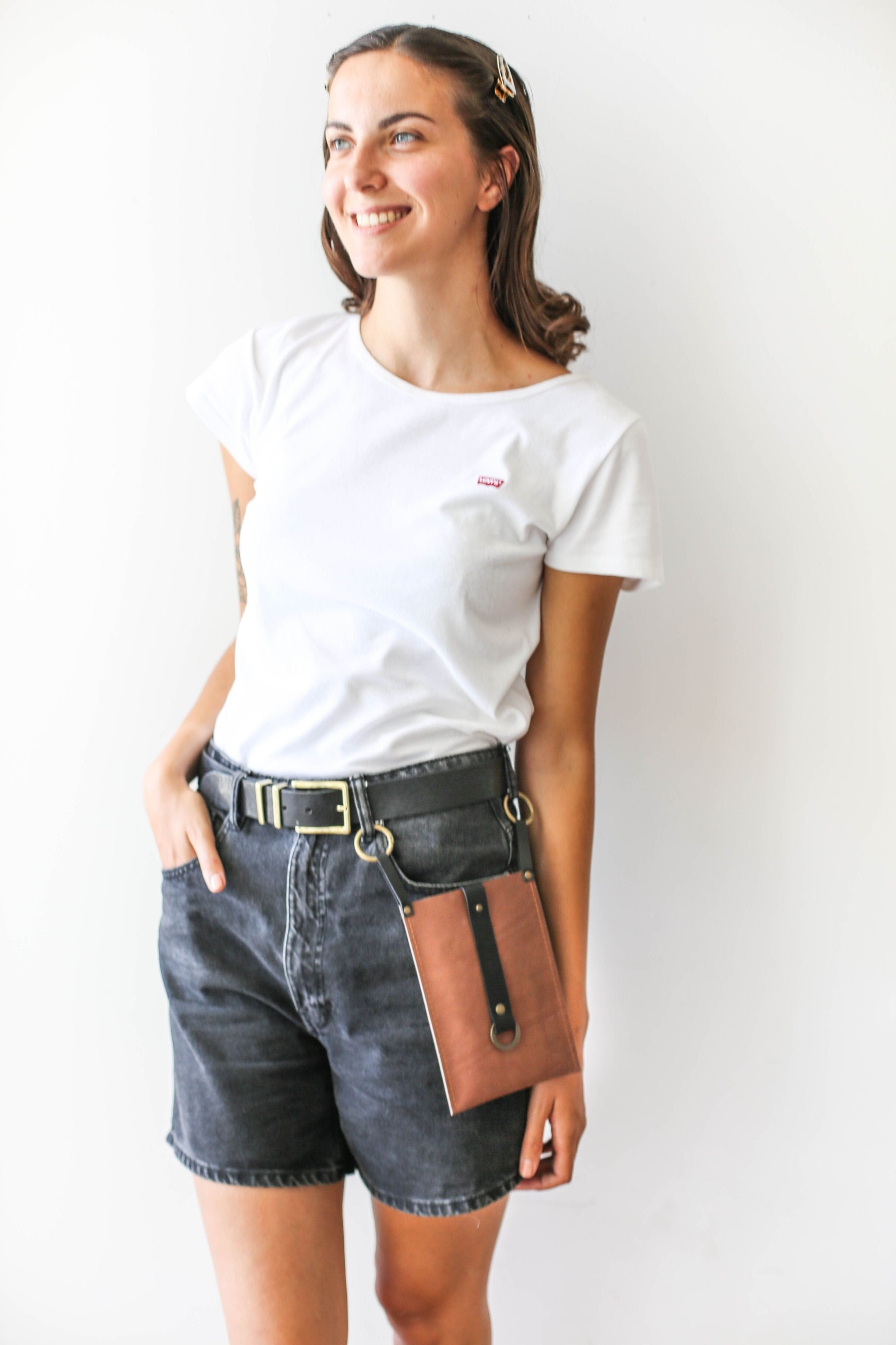 Stylish Leather waist bag