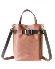 small leather backpack for women