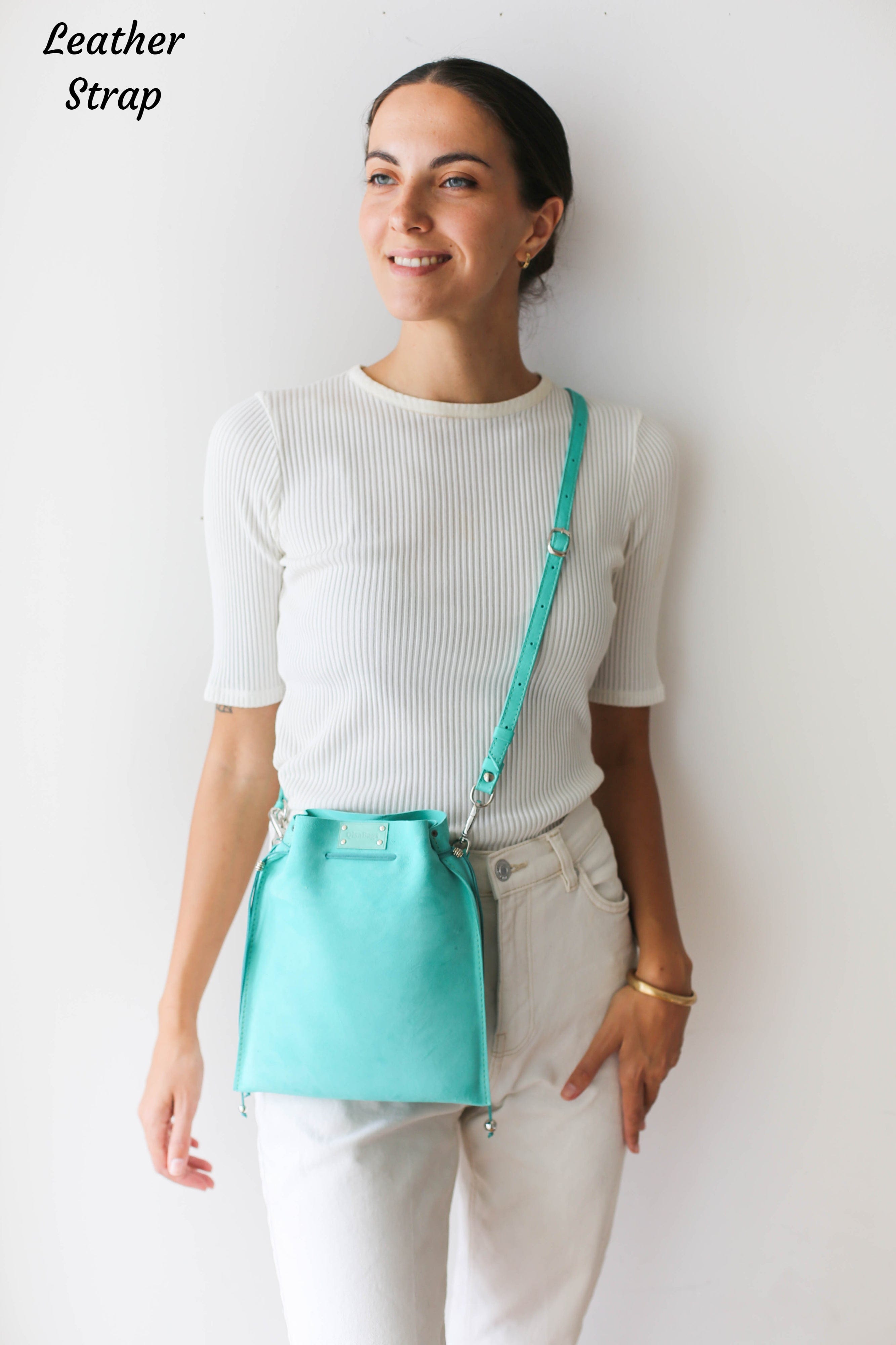 Suede Leather Crossbody Bag