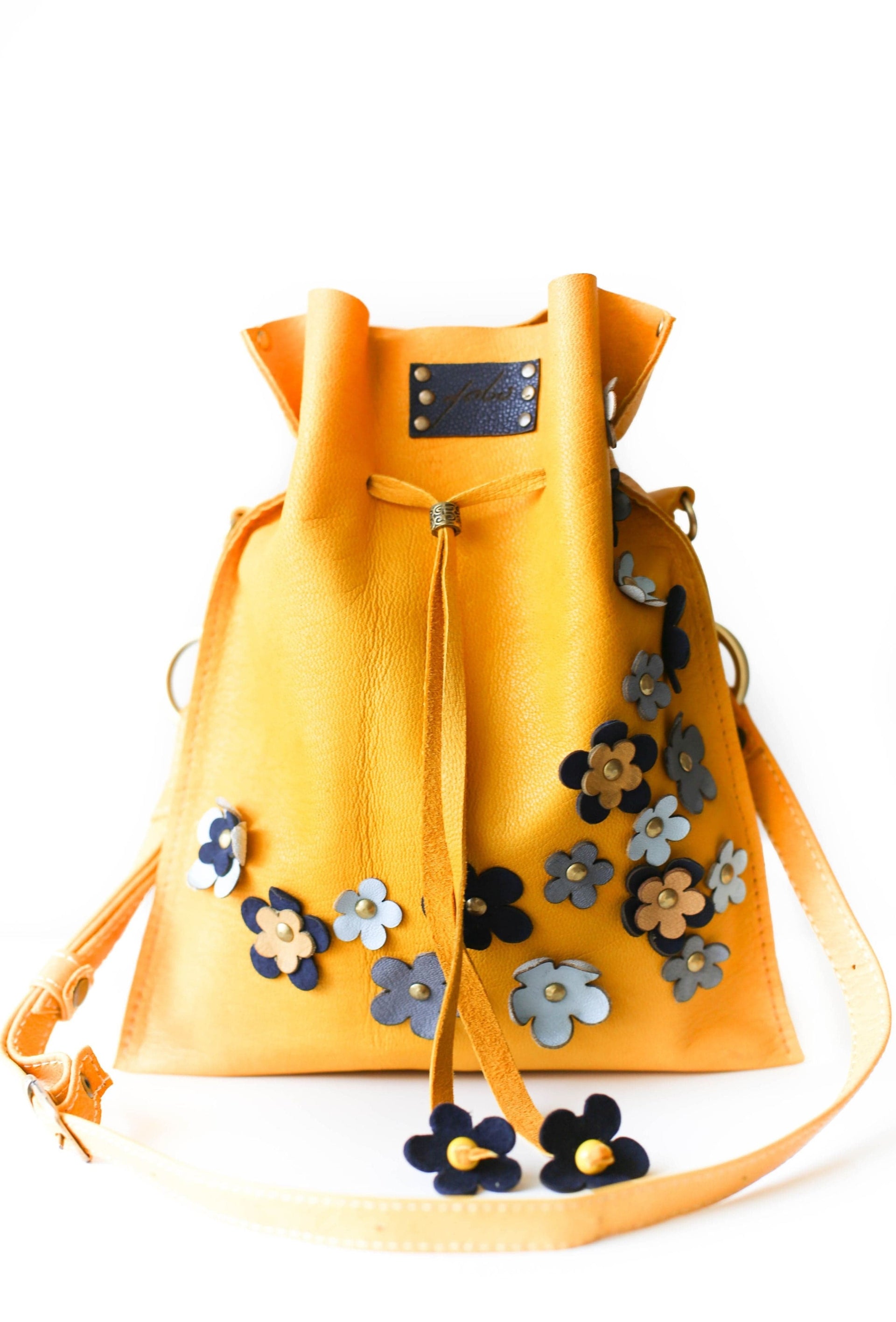 Floral leather Bag