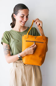leather tote for laptop