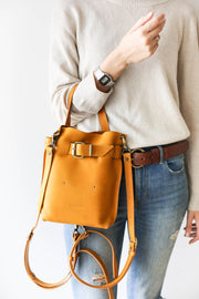convertible leather backpack