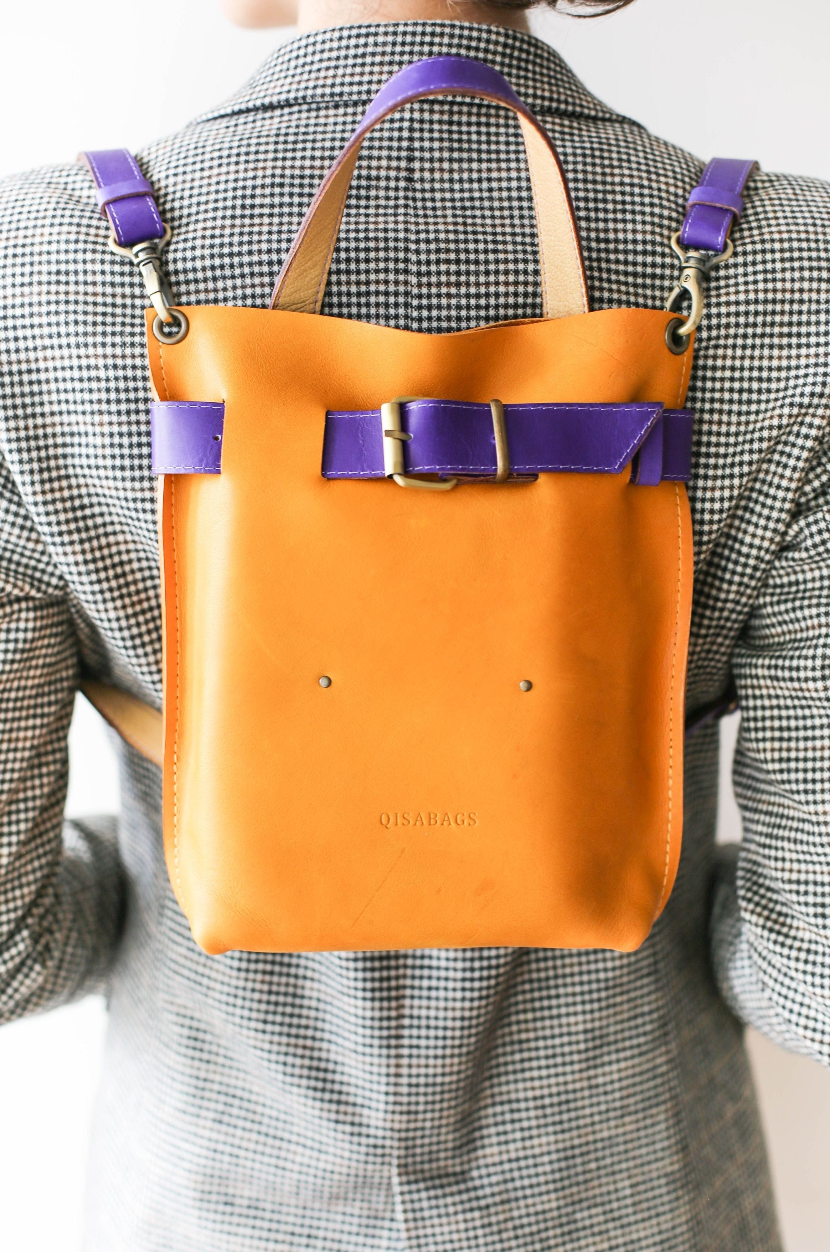 Yellow on sale designer backpack